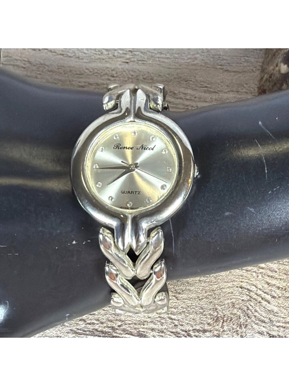 Vintage 1990s Lot Silver Tone Quartz Wristwatches Set Of 3 Working New Batteries - Picture 13 of 16